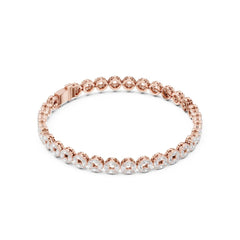 Emerald-Cut Lab-Grown Diamond Tennis Bracelet