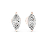 Pear-Shaped Lab-Grown Diamond Stud Earrings