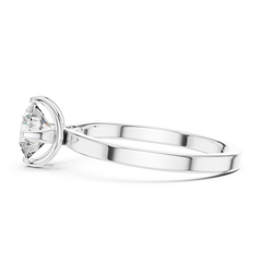 Oval Halo Lab Grown Diamond Ring