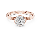 Round Halo Lab Grown Diamond Ring
