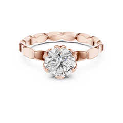 Round Halo Lab Grown Diamond Ring