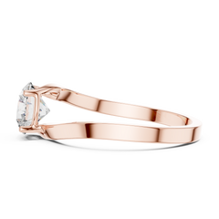 Round Solitaire Lab Grown Diamond Ring