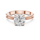 Round Solitaire Lab Grown Diamond Ring