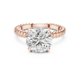 Round Solitaire Lab Grown Diamond Ring