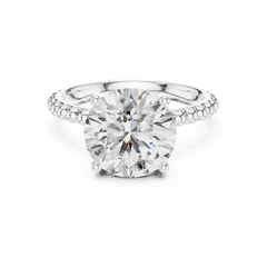 Round Solitaire Lab Grown Diamond Ring