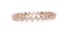 Round Tennis Lab Grown Diamond Bracelet