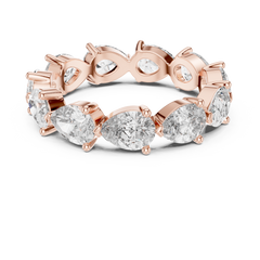 Pear Eternity Lab Grown Diamond Wedding Band
