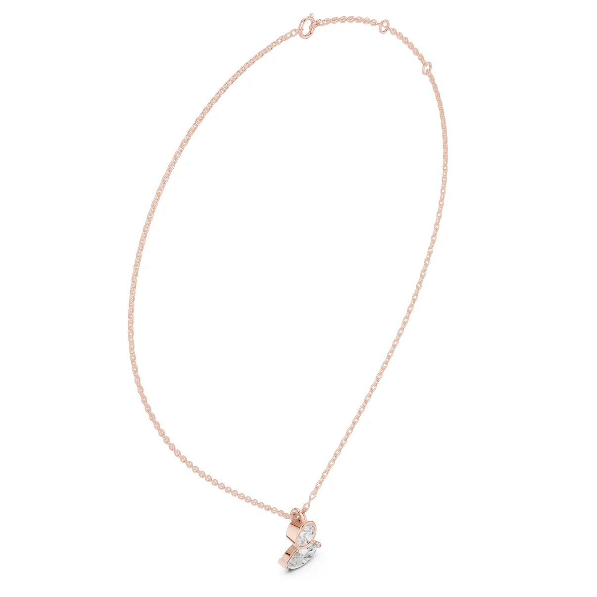 Emerald-Cut Lab-Grown Diamond Pendant