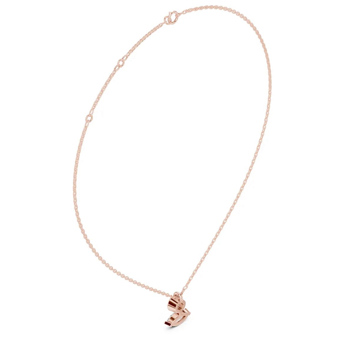 Emerald-Cut Lab-Grown Diamond Pendant