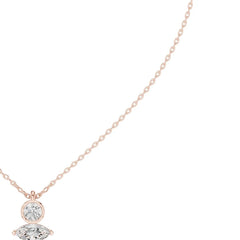 Emerald-Cut Lab-Grown Diamond Pendant