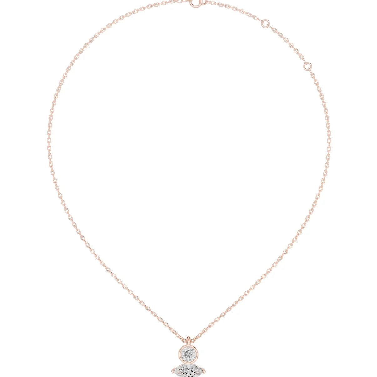 Emerald-Cut Lab-Grown Diamond Pendant