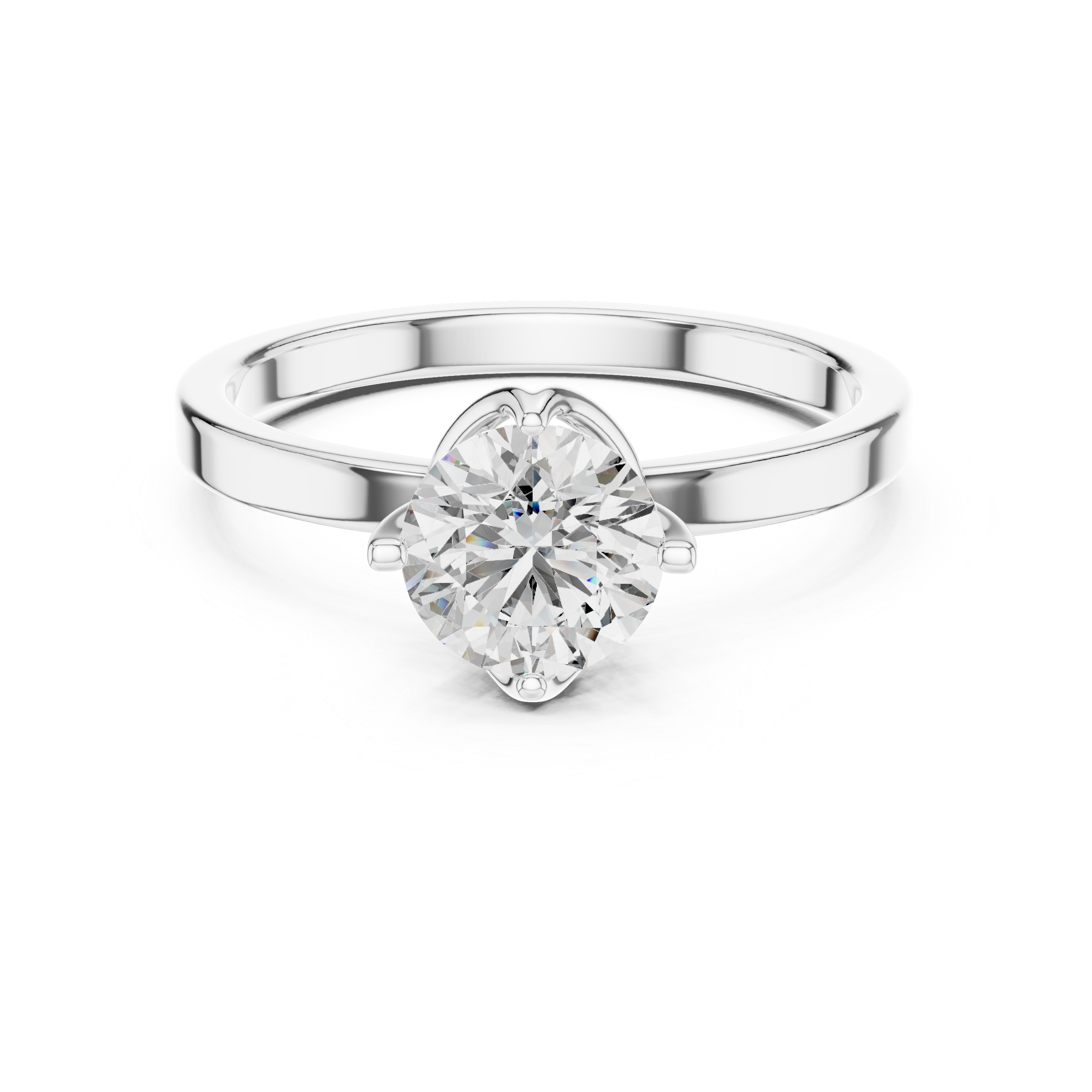 Oval Halo Lab Grown Diamond Ring