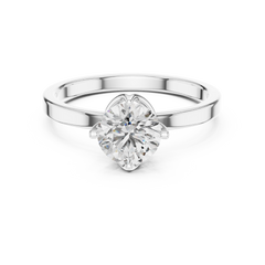 Oval Halo Lab Grown Diamond Ring
