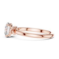 Round Solitaire Lab Grown Diamond Ring