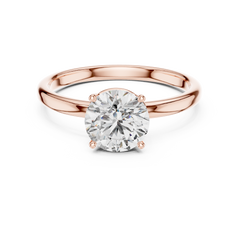 Round Solitaire Lab Grown Diamond Ring