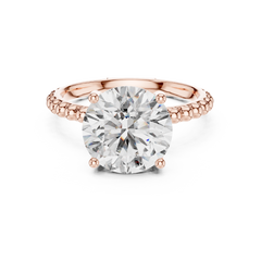 Round Solitaire Lab Grown Diamond Ring