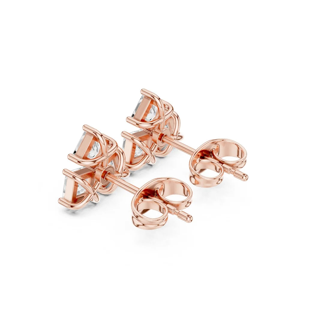 Princess Stud Lab Grown Diamond Earrings
