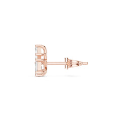 Princess Stud Lab Grown Diamond Earrings